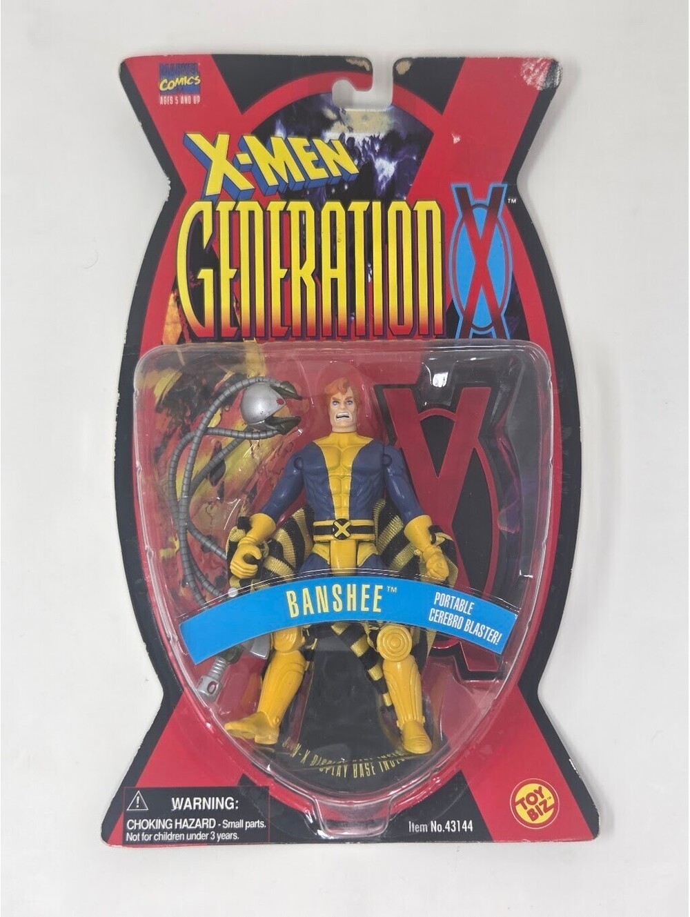 X-Men Banshee Action Figure Generation X Toy Biz Marvel Comics 1996 NEW NIB